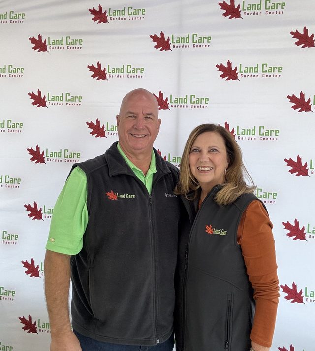 Steve and Karen Cammack, owners of Land Care Garden Center